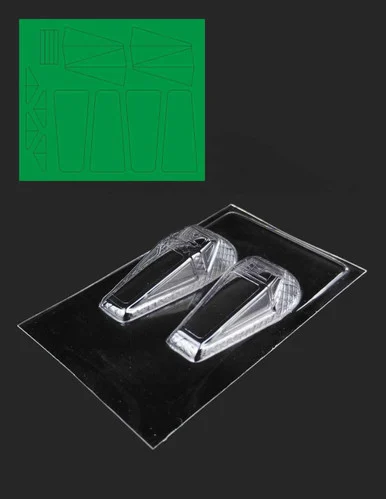 Green Strawberry T-65B X-Wing Clear Canopy