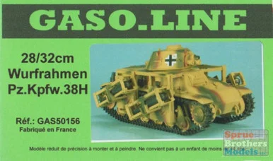 GSL50156 1:48 Gaso.Line 28/32cm Wurfrahmen Pz.Kpfw.38H