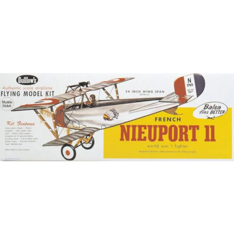 Nieuport 11 RC plane - GUILLOWS