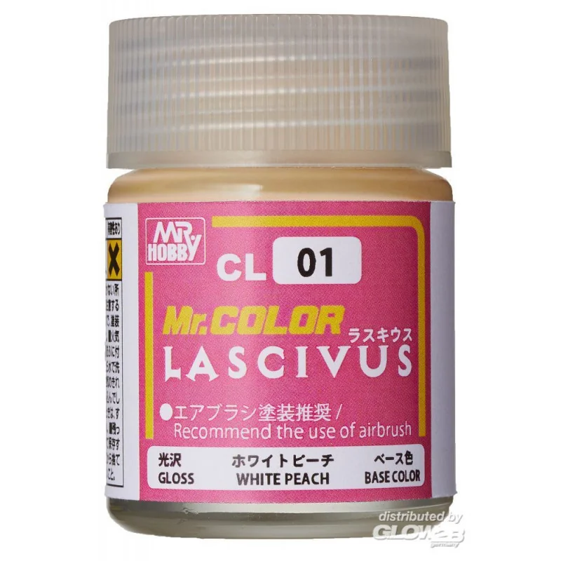 Mr Hobby -Gunze Mr. Color Lascivus (18 ml) White Peach Paint