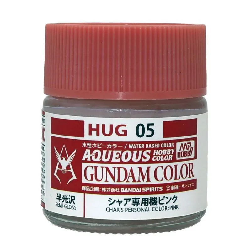 HUG-005 - Aqueous Gundam Color (10ml) PINK FOR CHAR AZNABLE Paint