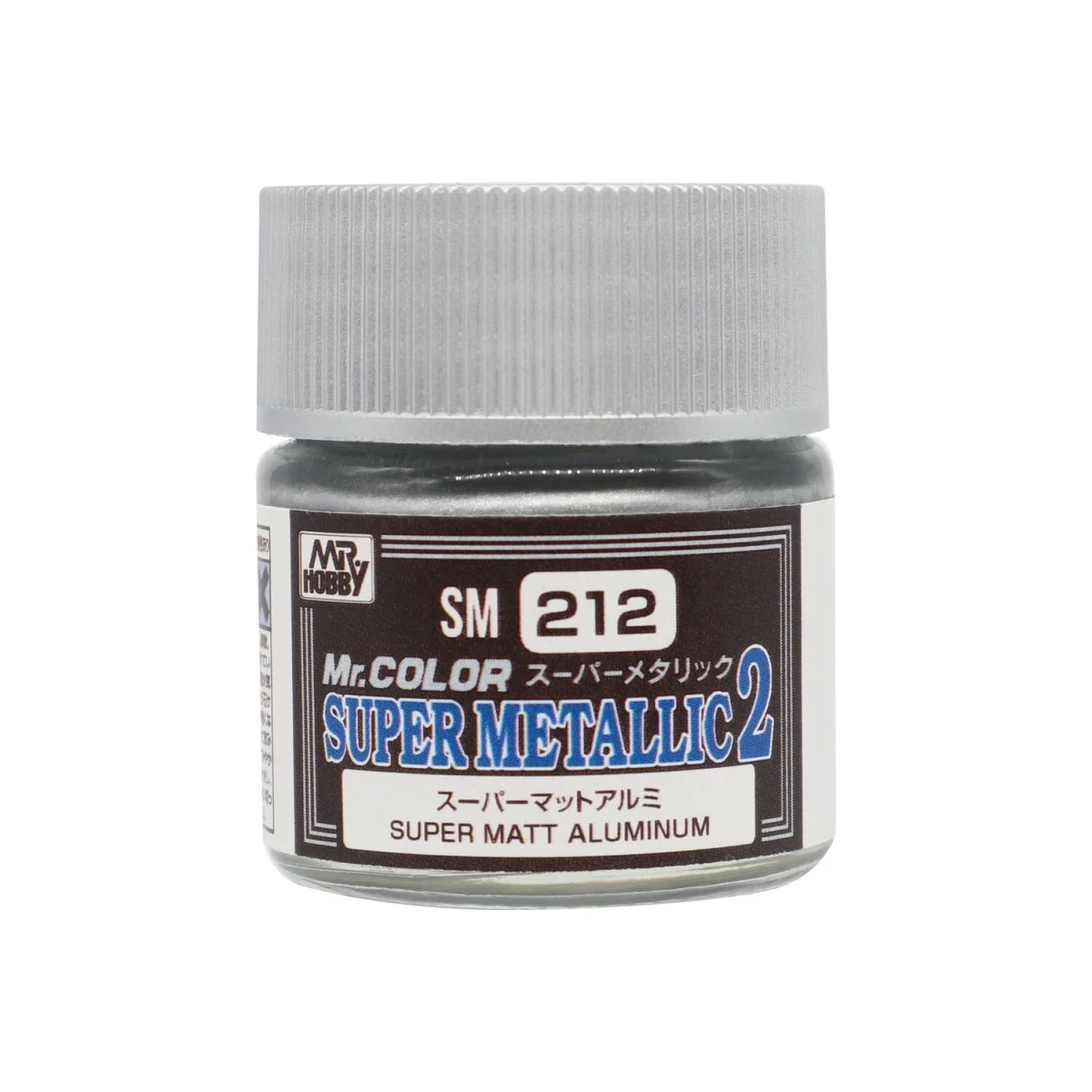Gunze sm-212 paint mr. color super metallic colors ii (10 ml) super matt aluminum