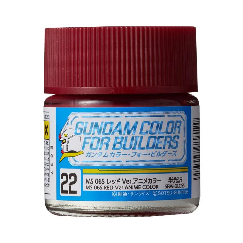 UG-022 - Gundam Color For Builders (10ml) MS-06S RED Ver.