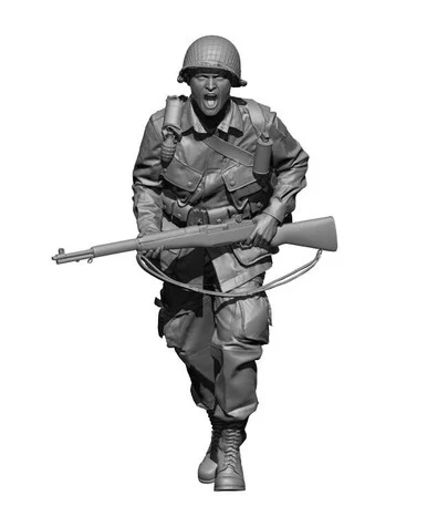 1/16 H3 Models WWII US Paratrooper Charge 3D Printed Figure