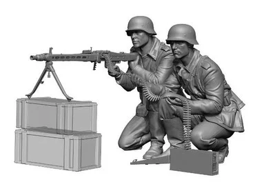 1/16 H3 Models WWII German gunner Team 3D Printed Figure