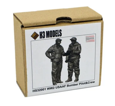 1/32 H3 Models USAAF Bomber Pilot & Crew Resin Figures