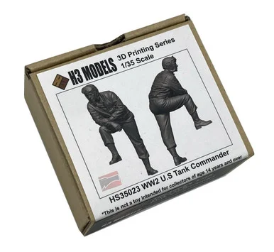 1/35 H3 Models WWII US Tank Commander Resin Model kit