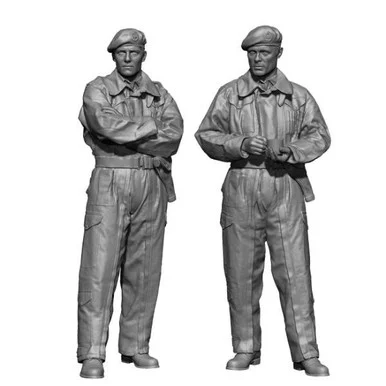 1/35 H3 Models WWII British Tank crew set