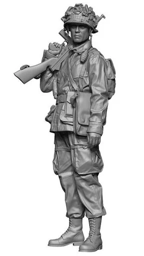 1/35 H3 Models WWII US Para SLCarentan 3D Printed Figure