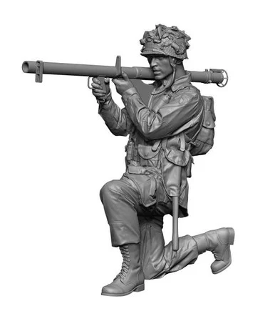 1/35 H3 Models WWII US para Bazooka Gunner 3D Printed Figure