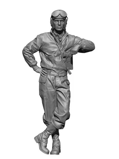 1/35 H3 Models WWII US M8 Greyhound Crew1 3D Printed Figure