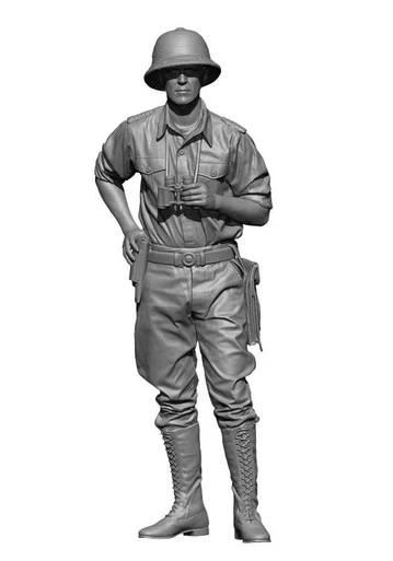 1/35 H3 Models WWII German Dak commander 3D Printed Figure