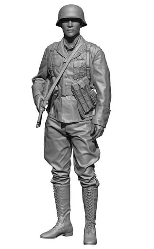 1/35 H3 Models WWII German Dak officer 3D Printed Figure