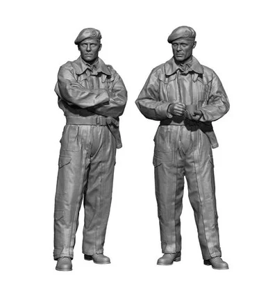 1/48 H3 Models WWII British Tank crew set