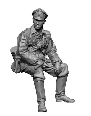 1/48 H3 Models WWII German SS officer 3D Printed Figure