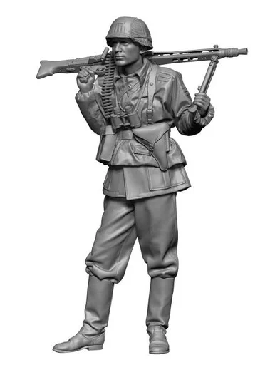 1/48 H3 Models WWII German mg42 Gunner 3D Printed Figure