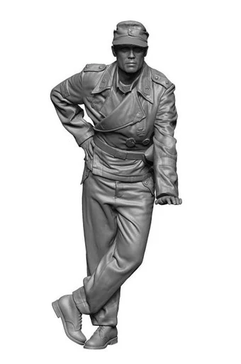 1/48 H3 Models WWII German tank commander 2 3D Printed Figure