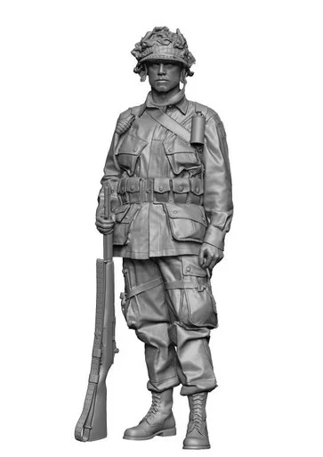 1/48 H3 Models WWII US Para Rifleman 2 Carentan 3D Printed Figure