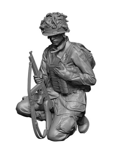 1/48 H3 Models WWII US Para in france2 3D Printed Figure