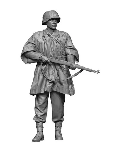 1/48 H3 Models WW2 Waffen ss soldier wearing phancho 2