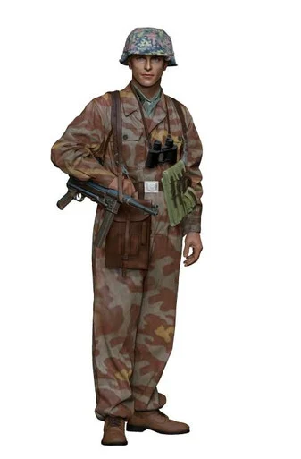 1/48 H3 Models WW2 ss mp40 gunner normandy