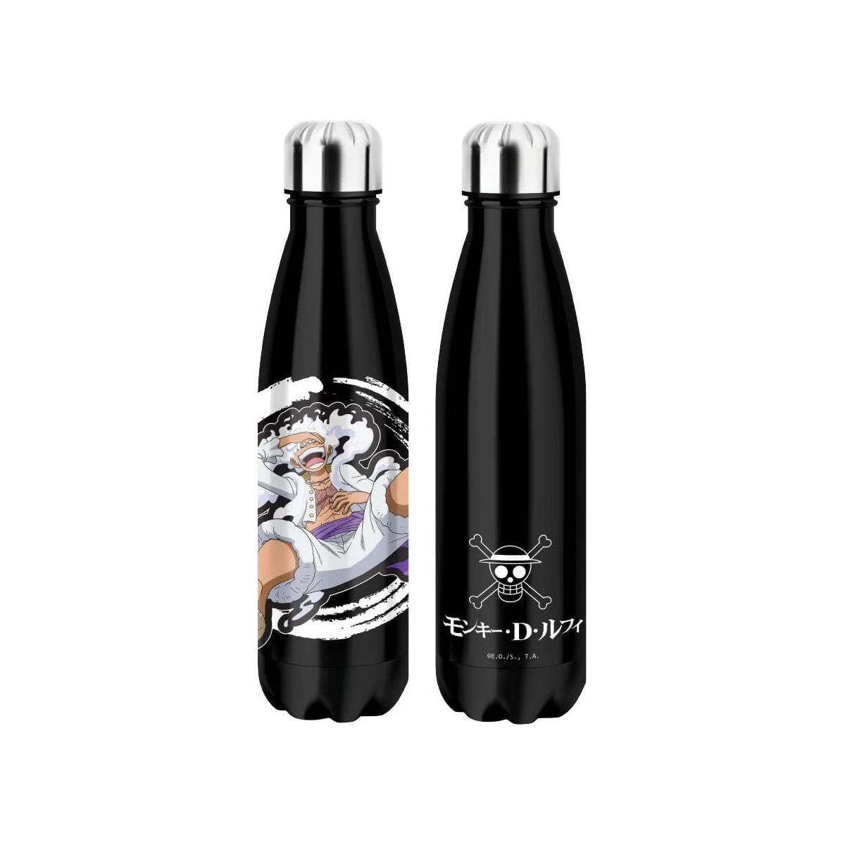One Piece - Luffy Gear 5 Black Insulated Bottle