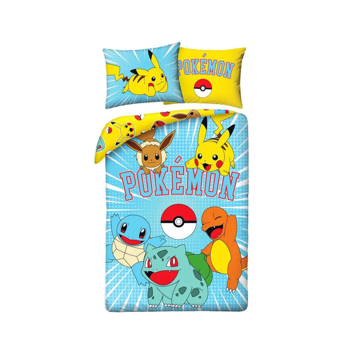 Pokémon Bedding Set Ver. 14 140 x 200 cm / 70 x 90 cm - Halantex