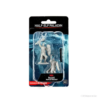 Wizkids 90230 Dungeons & Dragons Nolzur`s Marvelous Unpainted Miniatures: Half-Elf Paladin Male