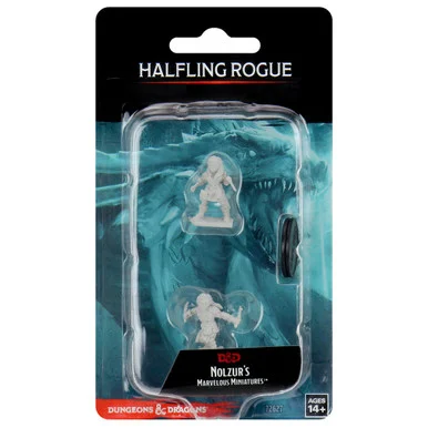 Wizkids 72627 Dungeons & Dragons Nolzur`s Marvelous Unpainted Miniatures: Halfling Female Rogue