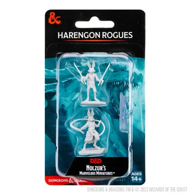 Wizkids 90487 Dungeons & Dragons Nolzur`s Marvelous Unpainted Miniatures: Harengon Rogues
