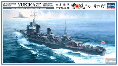HAS40022 1:350 Hasegawa IJN Destroyer Type KOH Yukikaze (Operation Ten-Go 1945)
