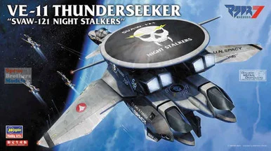 HAS65822 1:72 Hasegawa VE-11 Thunderseeker SVAW-121 Night Stalkers 'Macross'