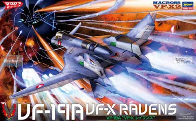 HAS65873 1:48 Hasegawa VF-19A VF-X Ravens 'Macross'