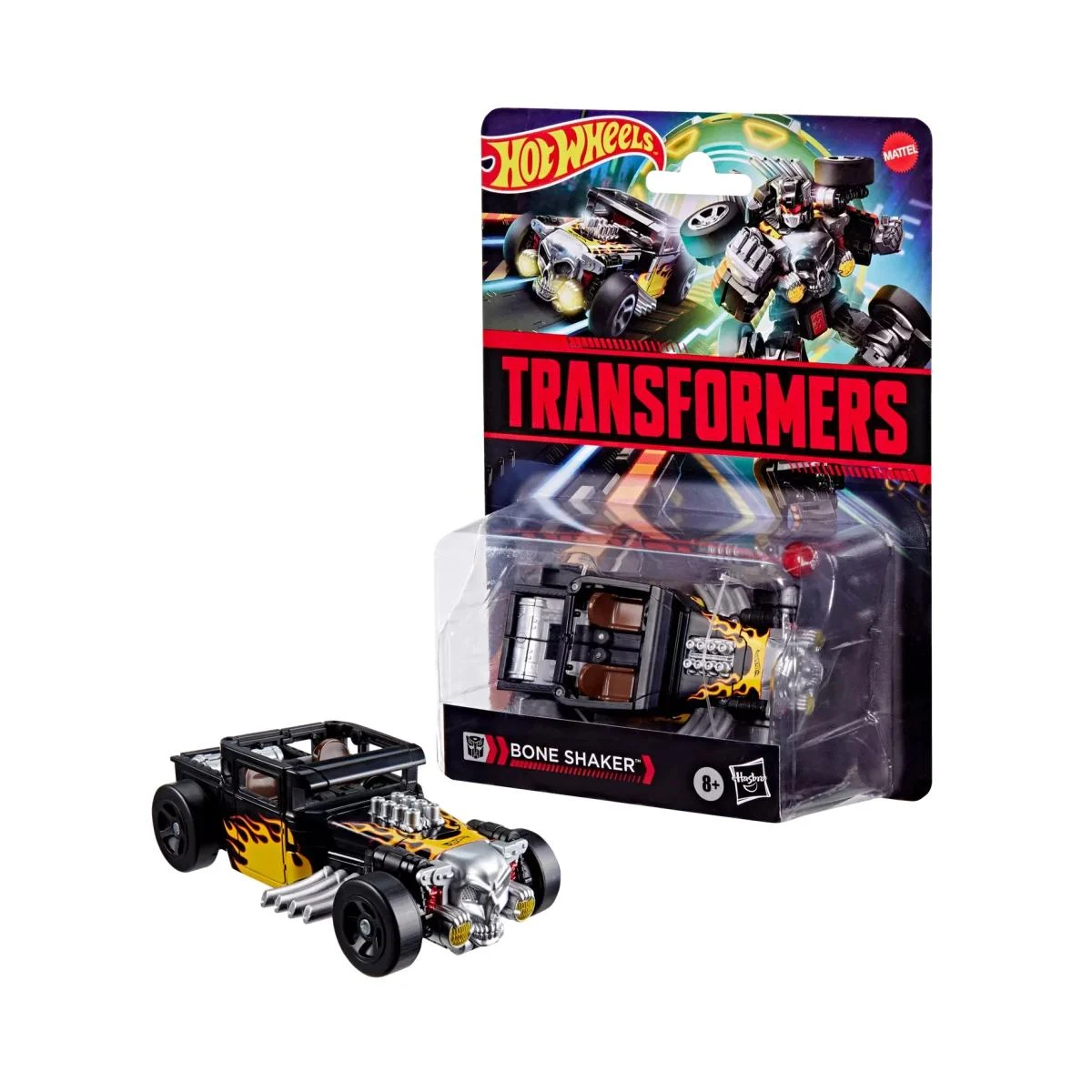 TRANSFORMERS X HOT WHEELS - Bone Shaker - Collaborative Figure 13cm Figurine