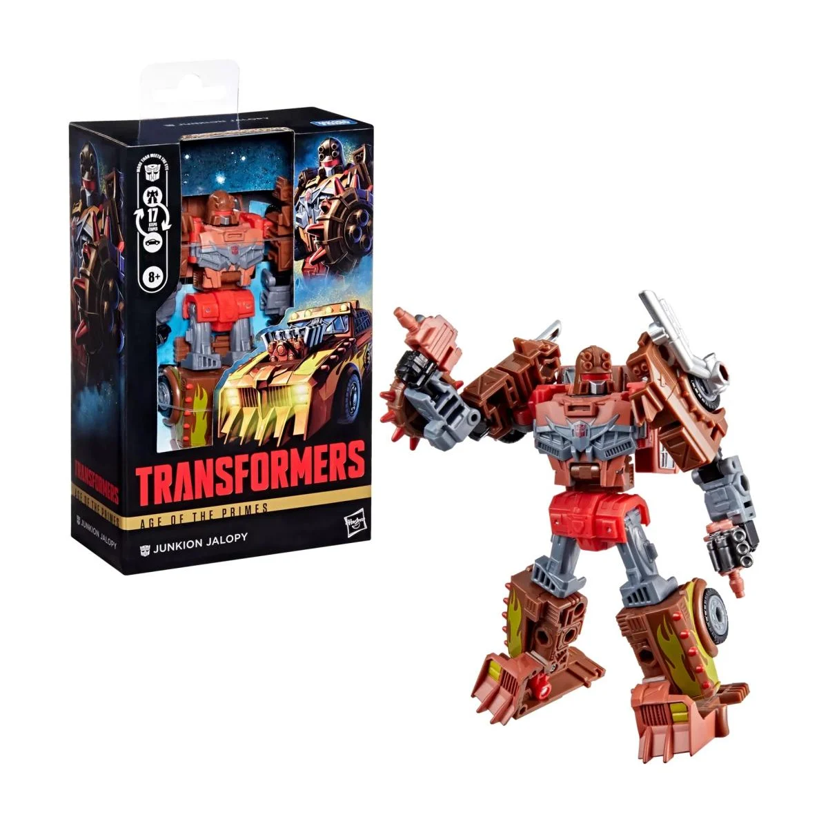 TRANSFORMERS - Junkion Jalopy - Age of the Primes Deluxe Figure 14cm Figurine