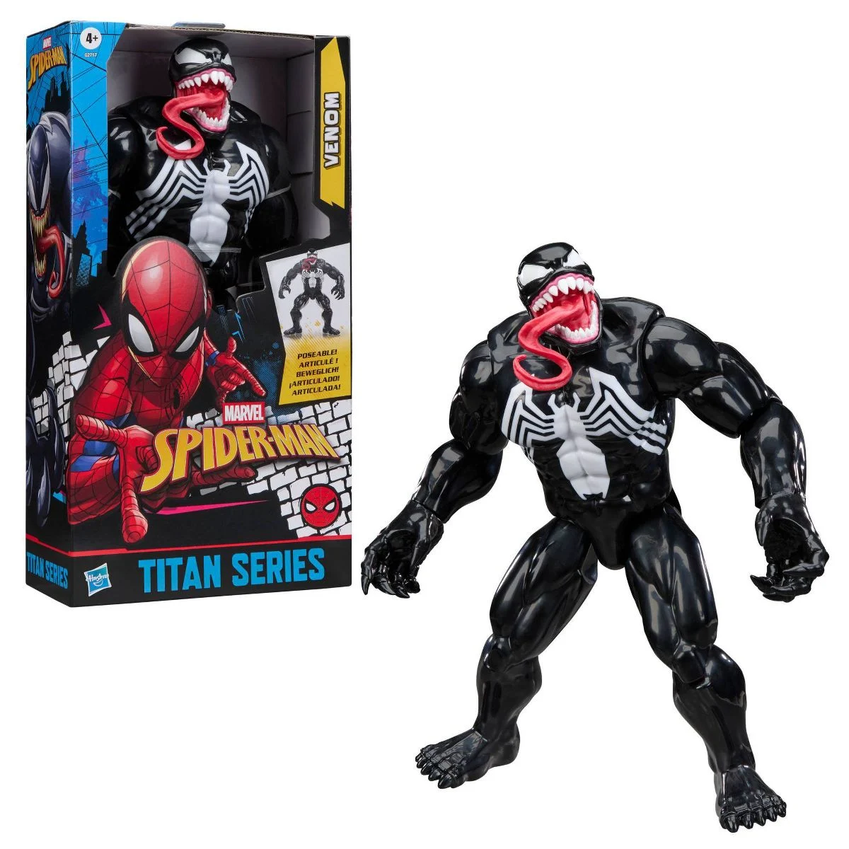MARVEL Spider-Man - Titan Series Venom Deluxe Action Figure 30 cm Figurine