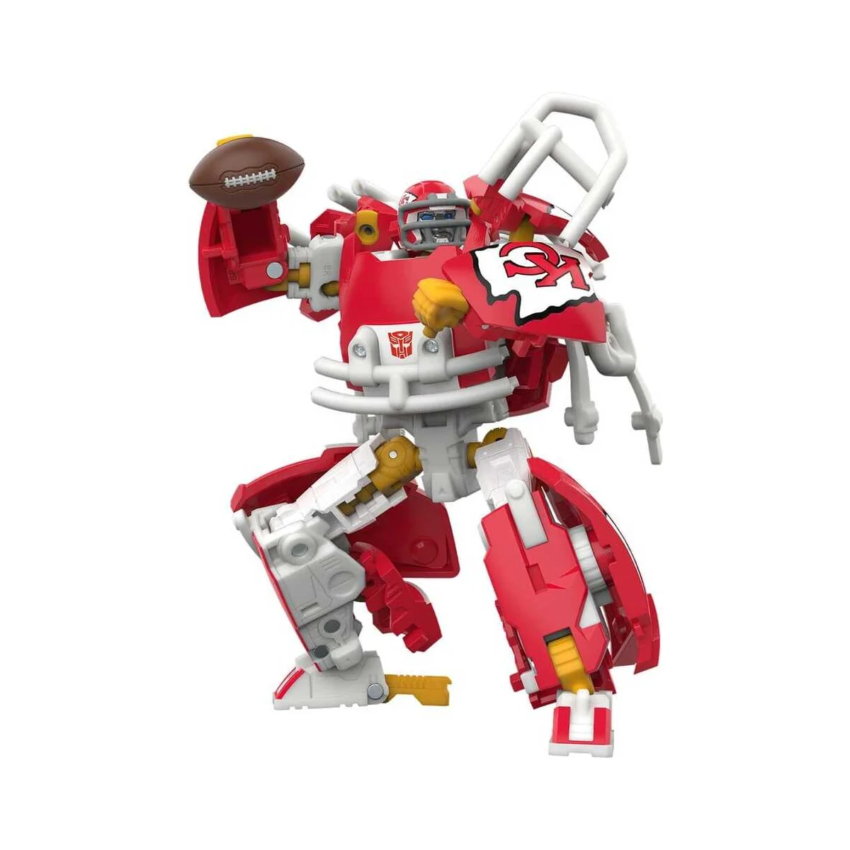 Transformers x NFL Kansas City Chiefs action figure: KC-59 14 cm Figurine