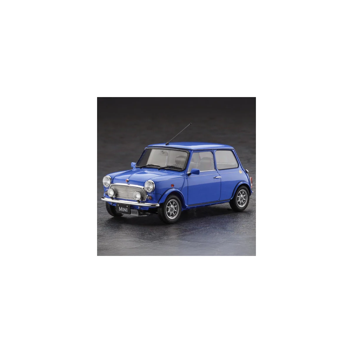 1:24 scale plastic model of a Mini car, limited edition 40th Anniversary Model kit - Hasegawa