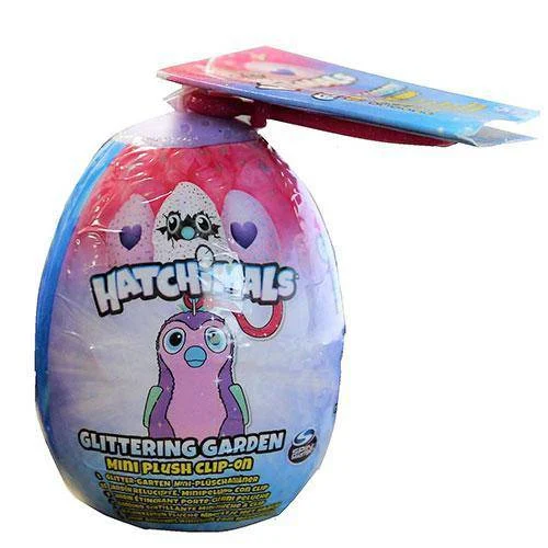 Hatchimals Glittering Garden 2.5 Inch Plush Clip on - Spin Master