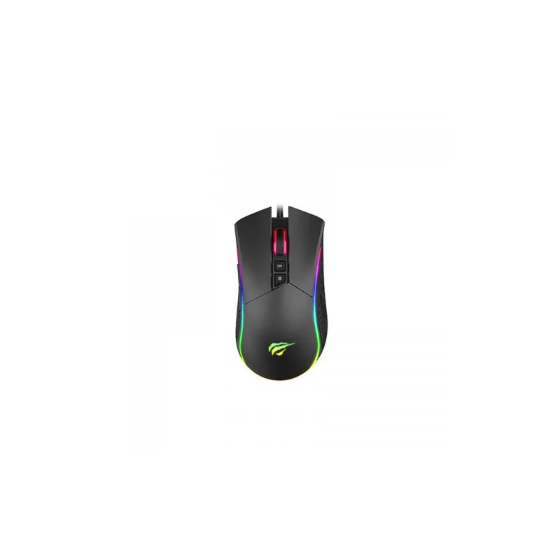 HAVIT - Wired RGB Gaming Mouse - Black
