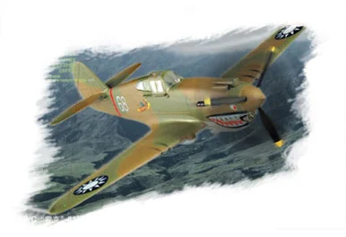1/72 Hobby Boss P-40B/C Hawk-81 Easy Assembly Plastic Model Kit