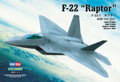 1/72 Hobby Boss F-22 Raptor F22A