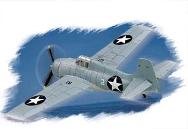 1/72 Hobby Boss F4F-4 Wildcat Easy Assembly - HY80220
