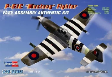 1/72 Hobby Boss P-51C Mustang Easy Assembly - HY80243