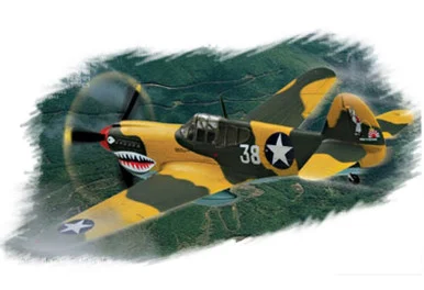 1/72 Hobby Boss P-40E Kittyhawk Easy Assembly - HY80250
