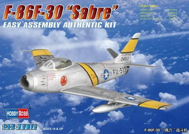 1/72 Hobby Boss F-86F-30 Sabre Easy Assembly - HY80258
