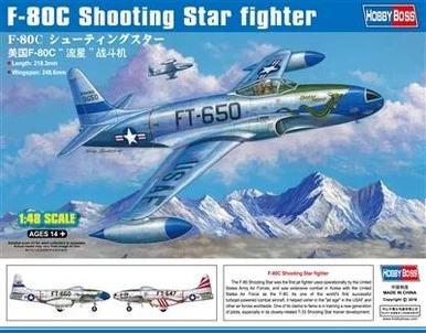 1/48 Hobby Boss F-80C Shooting Star Fighter