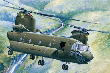 1/48 Hobby Boss CH-47A Chinook - 100% new tooling