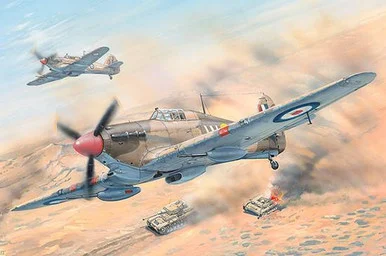 1/48 Hobby Boss Hurricane Mk.IID/TROP Plastic Model Kit