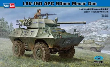 1/35 Hobby Boss LAV-150 APC with 90mm MECAR Gun - HY82421